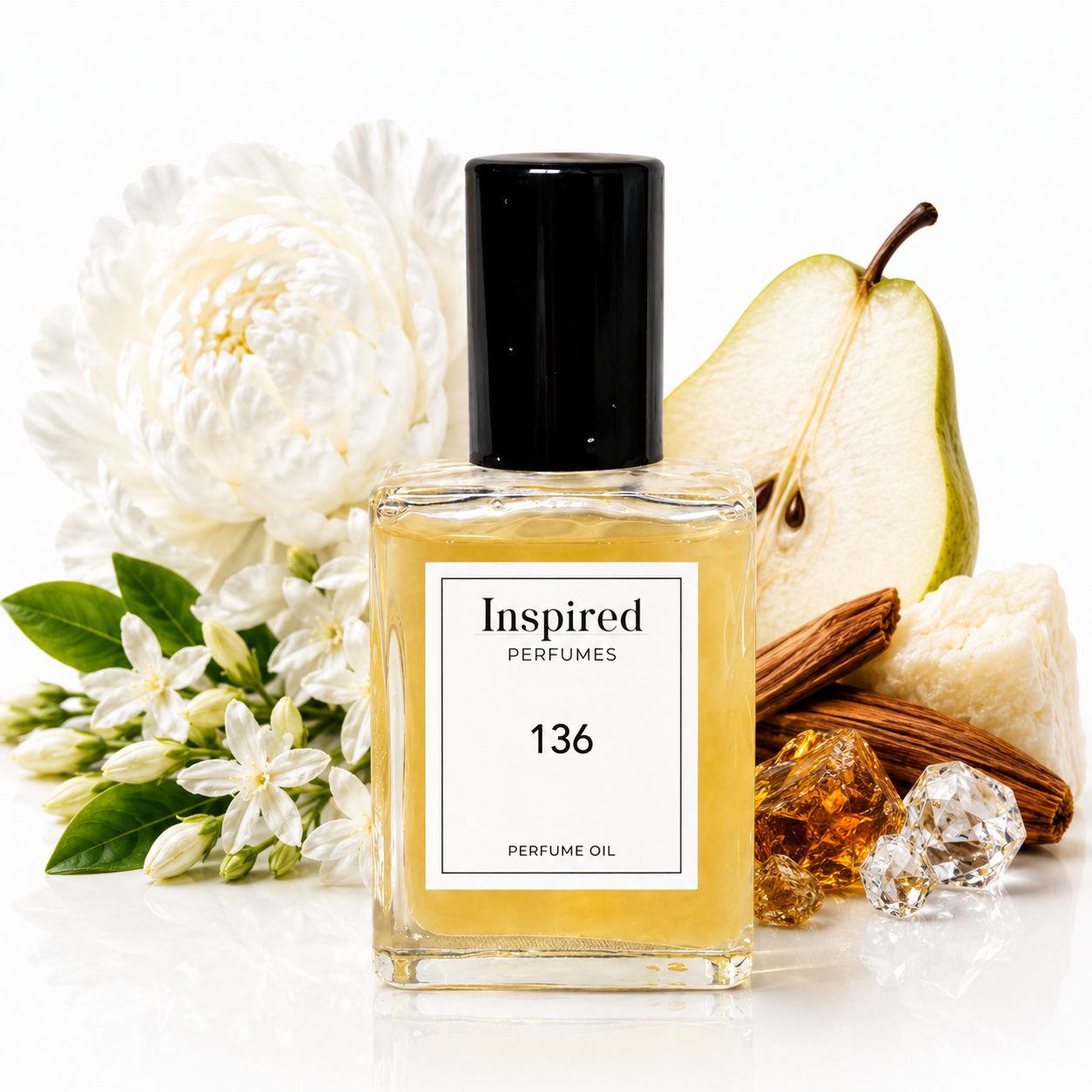 136 alcohol-free perfume oil — bottle 4 — Inspired Oils