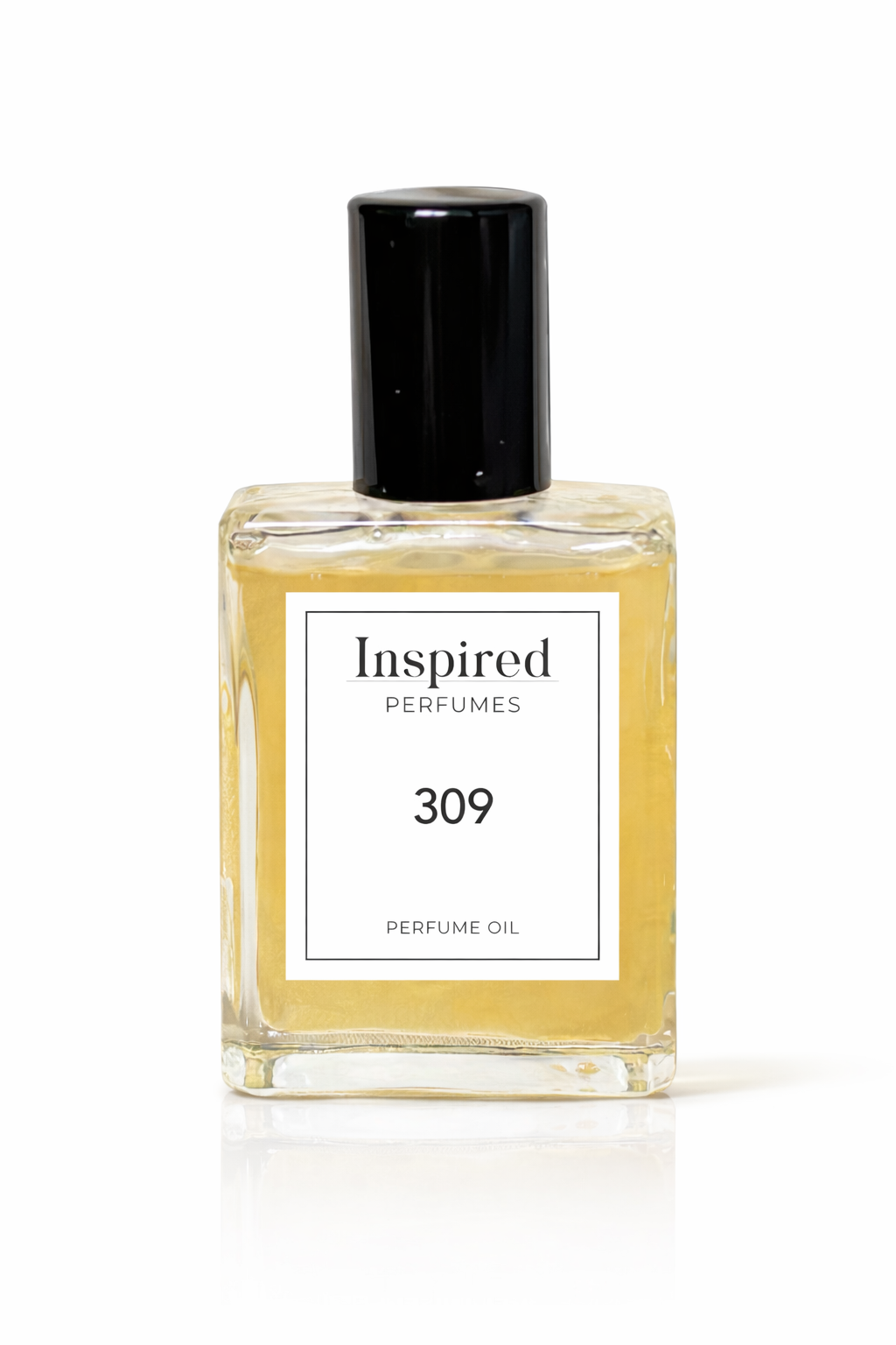 Perfume oil bottle label 309 inspired by Miss Dior suitable for women.
