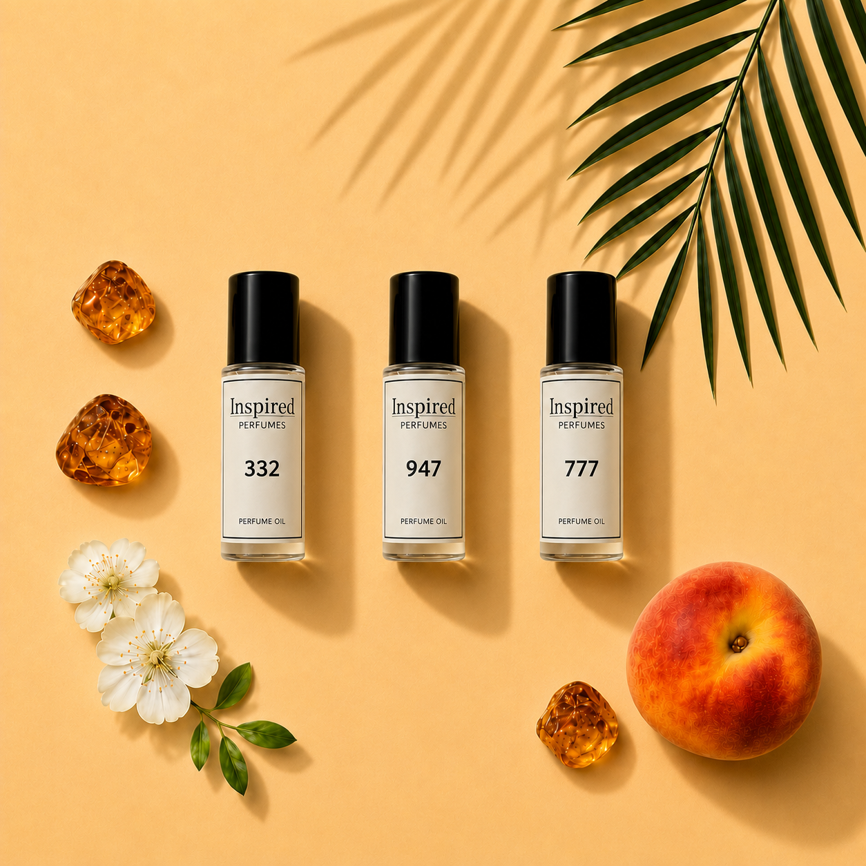 3 x Favourite Perfume 10ml perfume oil alcohol-free perfume oil — Inspired Oils