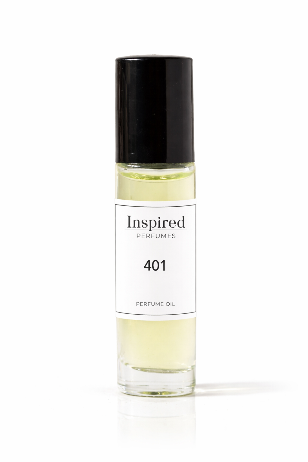 Perfume oil bottle label 401 inspired by Oud Ispahan suitable for men and women.