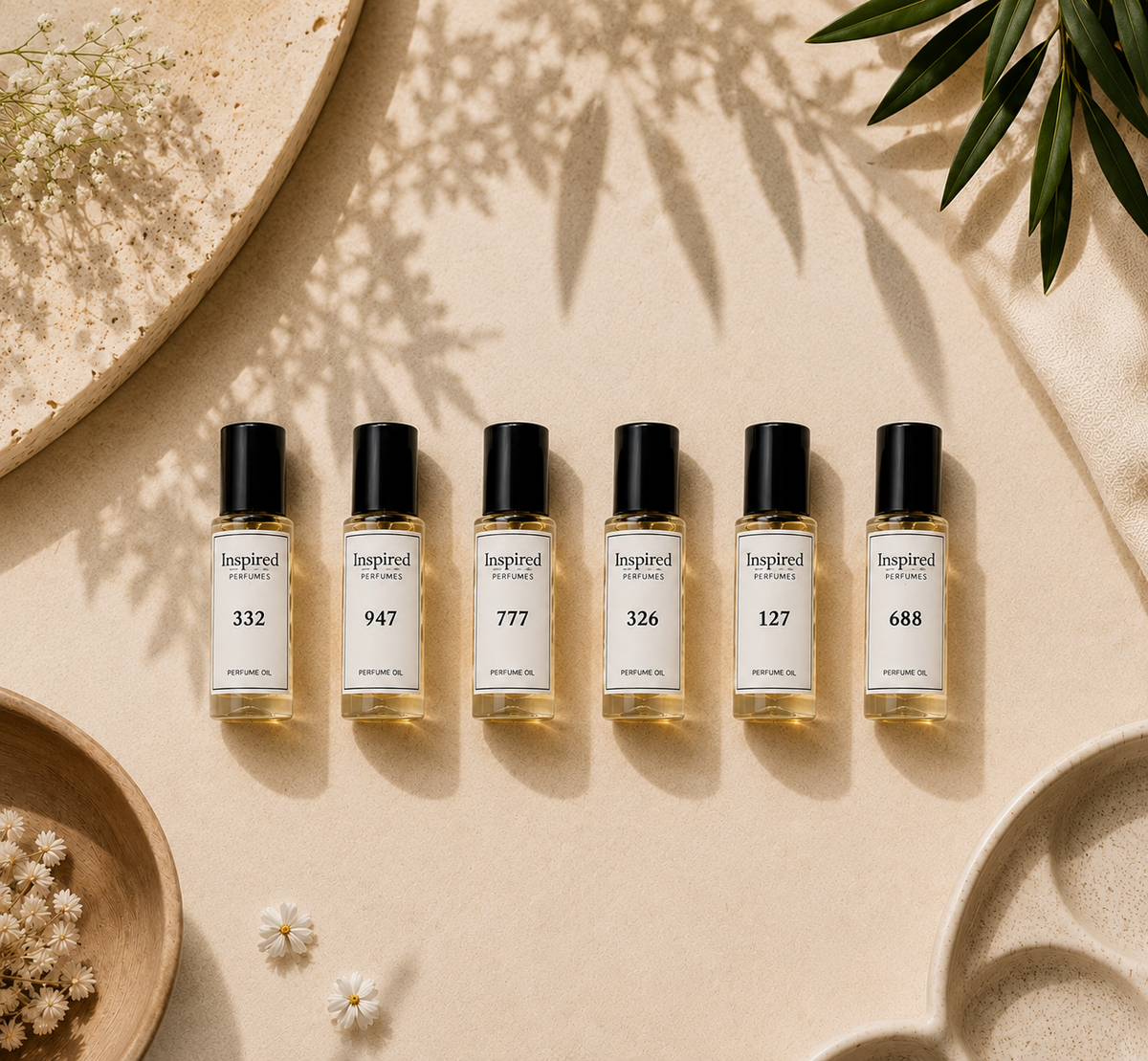 6 x Favourite Perfume 10ml perfume oil alcohol-free perfume oil — Inspired Oils