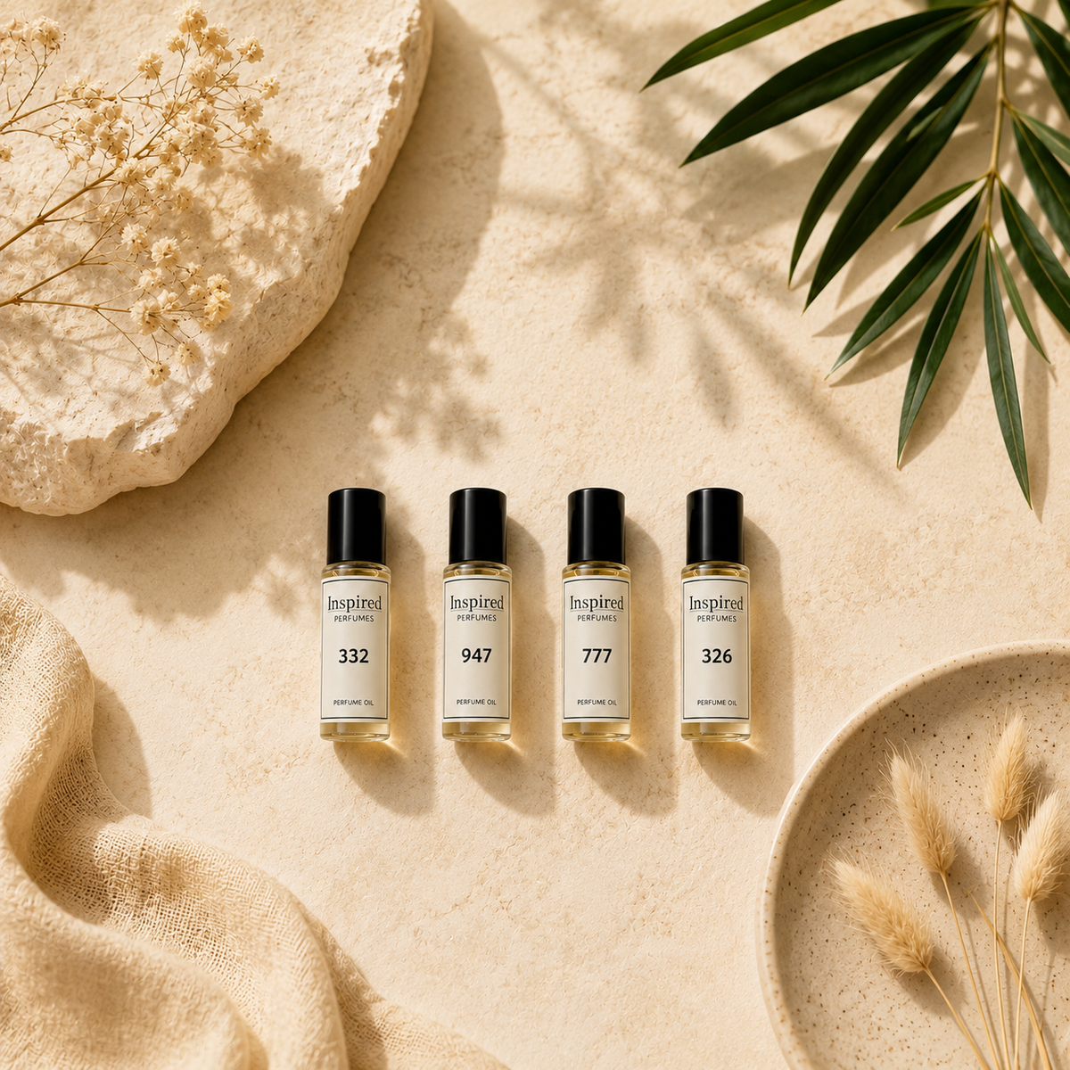 4 x Favourite Perfume 10ml perfume oil alcohol-free perfume oil — Inspired Oils