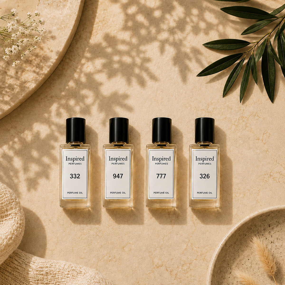 4 x Favourite Perfume 15ml perfume oil alcohol-free perfume oil — Inspired Oils