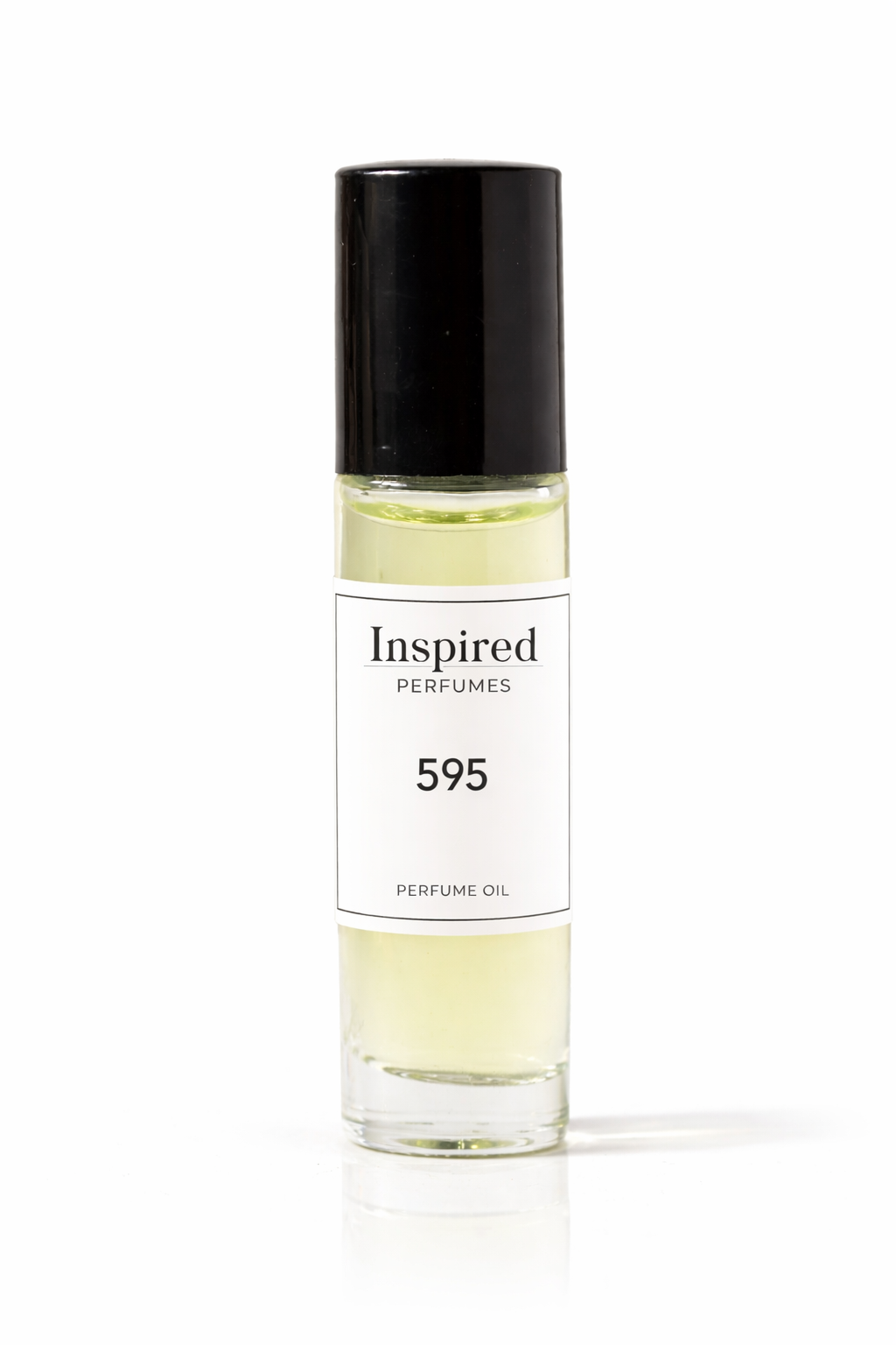 Perfume oil bottle label 595 inspired by Rush suitable for women.