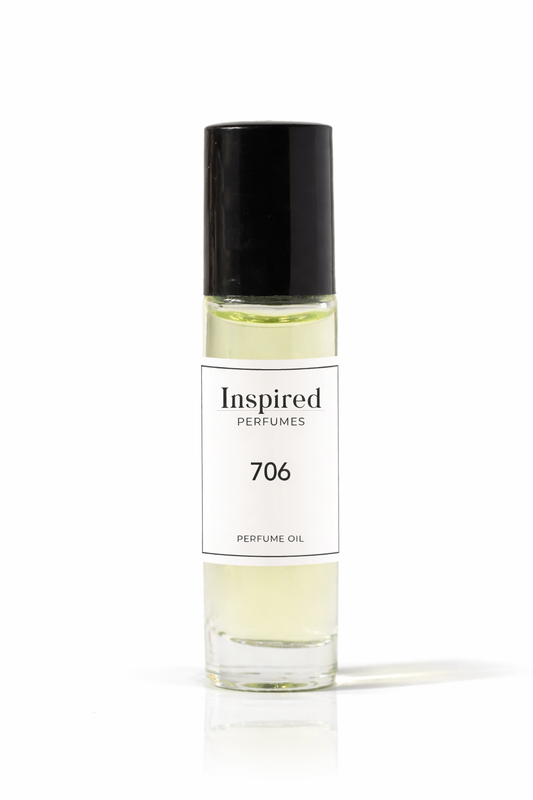 Perfume oil bottle label 706 inspired by Tuscan Leather suitable for men and women.