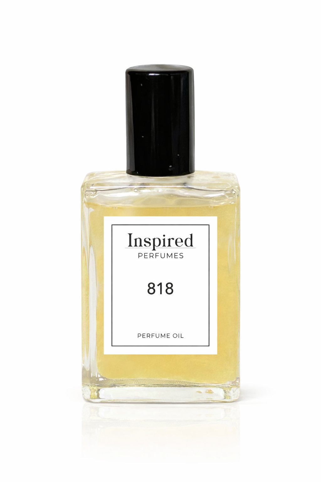 Perfume oil bottle label 818 inspired by F***ing Fabulous suitable for men and women.