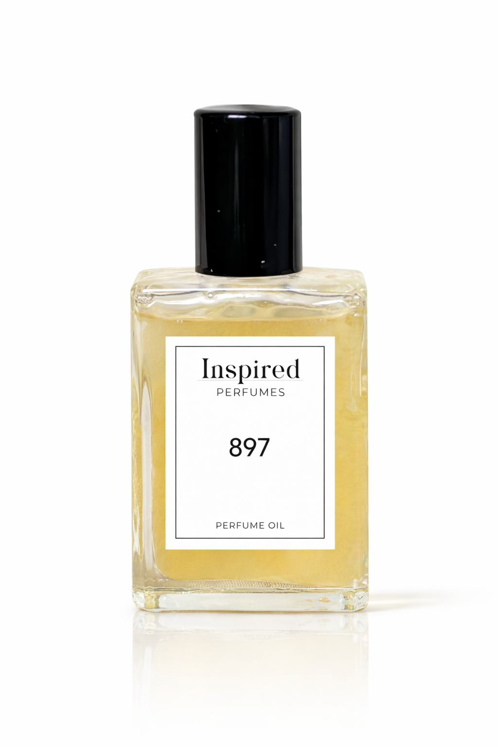 Perfume oil bottle label 897 inspired by FlowerBomb Bloom suitable for women.