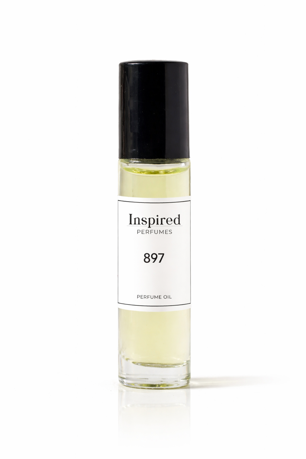 Perfume oil bottle label 897 inspired by FlowerBomb Bloom suitable for women.