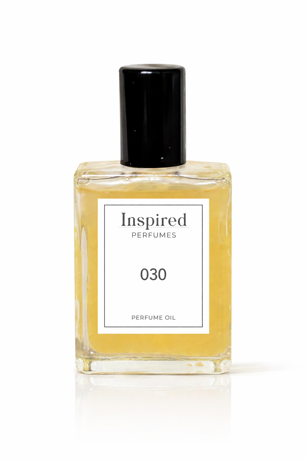 Perfume oil bottle label 30 inspired by Flora suitable for women.