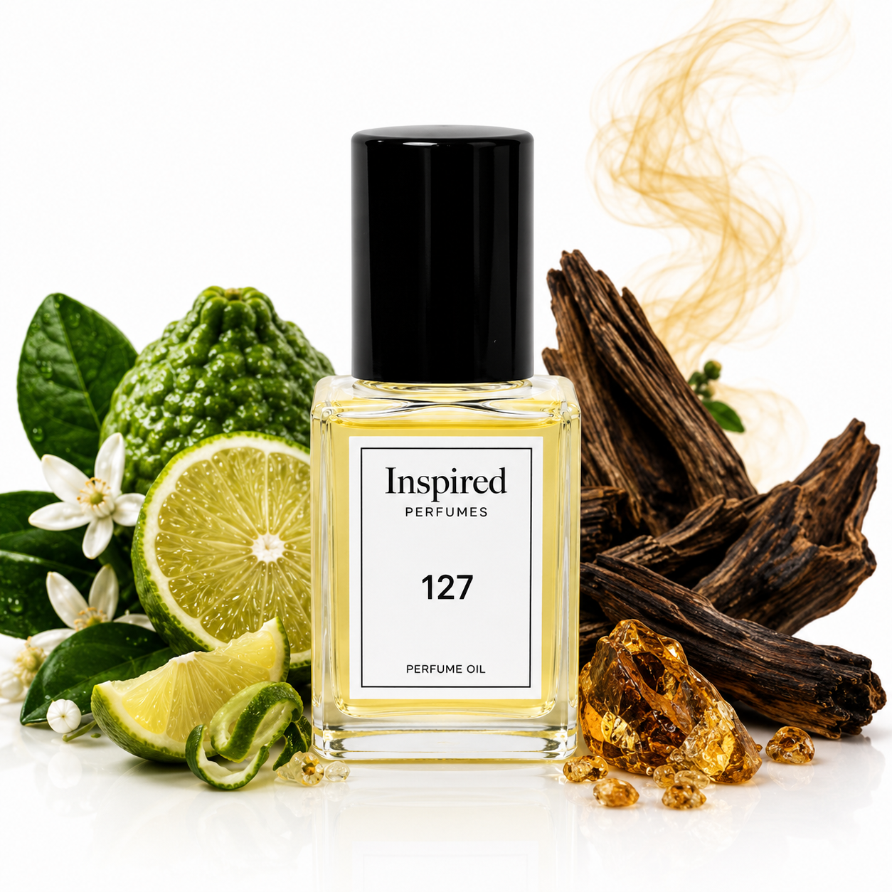 127 inspired by Oud & Bergamot — bottle 4 — Inspired Oils